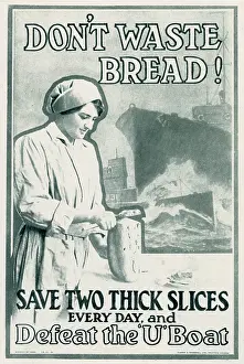 Slices: Advert baking bread 1917