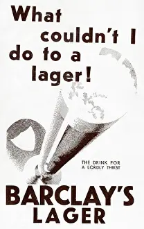 Couldnt: Advert, Barclay's Lager