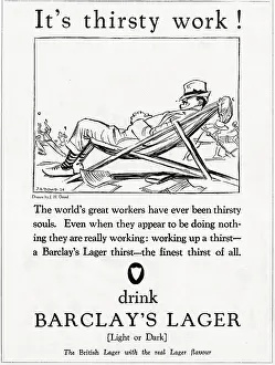 Dozing: Advert, Barclay's Lager Beer