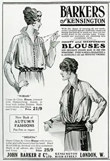 Barkers: Advert for Barkers blouses 1914