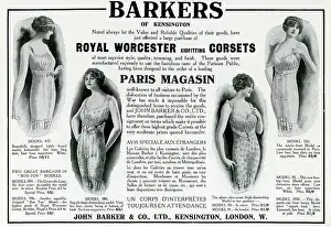 Barkers: Advert for Barkers corsets 1914
