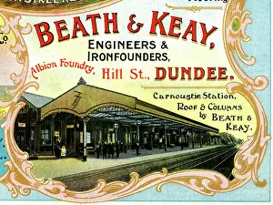 Foundry: Advert, Beath & Keay, Engineers, Dundee, Scotland