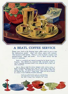 Mouldings: Advert for Beatl coffee service 1930
