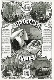 Medication: Advert for Beecham's Pills 1886