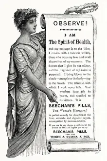 Beecham: Advert for Beecham's Pills 1888