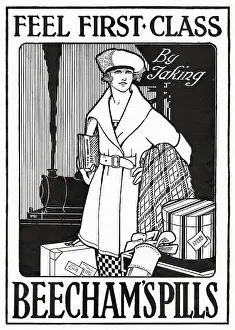 Pills: Advert for Beecham's Pills 1921