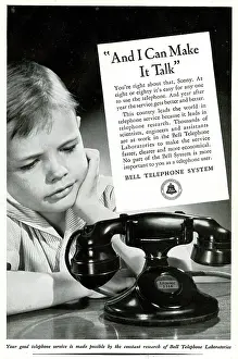 Laboratories: Advert, Bell Telephone System, USA