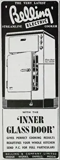 Belling: Advert for Belling electric cooker