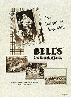 Tartan: Advertisement for Bell's Old Scotch Whisky