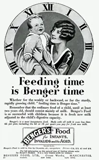 Benger: Advert for Benger food for babies 1931