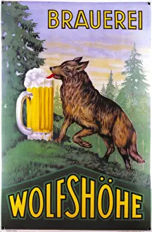 Brauerei: advertising, beverages, beer, enamel advertising