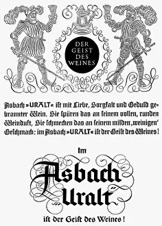 Asbach: advertising, beverages, brandy, Asbach Uralt