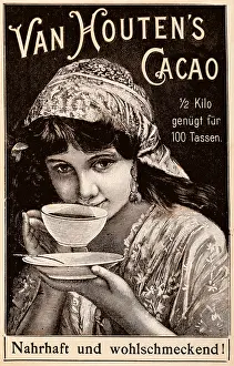 Adhesive: advertising, beverages, cocoa, adhesive label