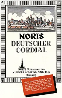 Cordial: advertising, beverages, egg liquer, Noris Cordial