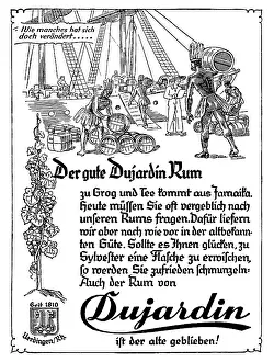 Dujardin: advertising, beverages, rum, Dujardin, advert