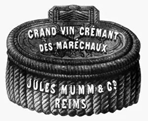 Mumm: advertisement, beverages, sparkling wine, Jules