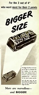 Bigger: Advert, Bigger Size Mars Bar