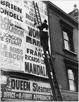Posting: ADVERT/BILL POSTER 1930S