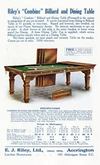 Billiard: ADVERT. BILLIARD TABLE
