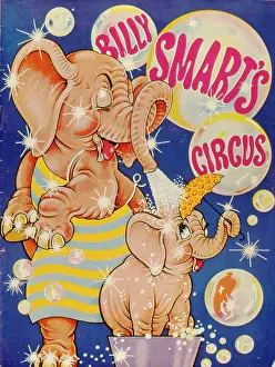 Bathtime: Advertisement for Billy Smart's Circus