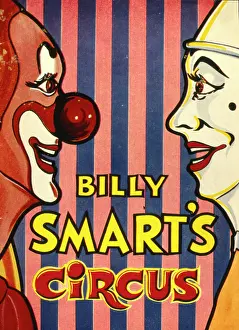 Pierrot: Advertisement for Billy Smart's Circus
