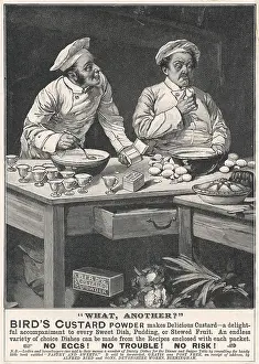 Cracking: Advert for Bird's Custard 1890