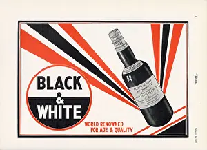 Jun24: Advert for Black & White Whisky 1932