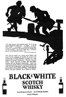 Jarvie: Advertisement for Black & White Whisky