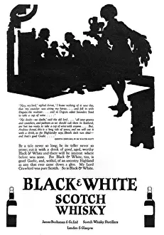 Durward: Advertisement for Black & White Whisky