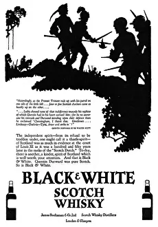 Durward: Advertisement for Black & White Whisky
