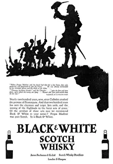 Waverley: Advertisement for Black & White Whisky