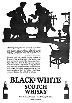 Blane: Advertisement for Black & White Whisky