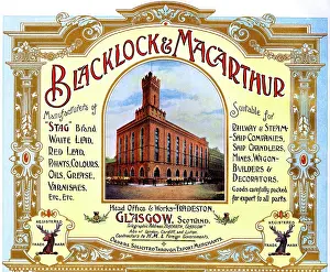 Macarthur: Advert, Blacklock & Macarthur, Glasgow, Scotland