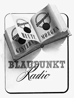 Blaupunkt: advertising, Blaupunkt radios, advert, Germany