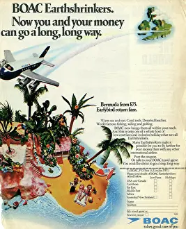 Bermuda: Advertisement for BOAC