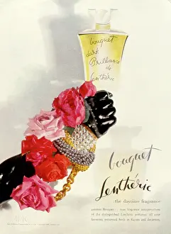 Brilliance: Advertisement for Bouquet Dark Brilliance by Lentheric