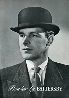 Groomed: Advert for Bowler by Battersby, circa 1954