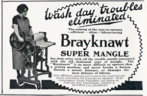 Mangle: Advert for Brayknawt - super mangle 1923