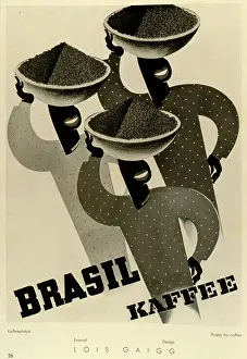 Brasil: Advertisement for Brazilian coffee