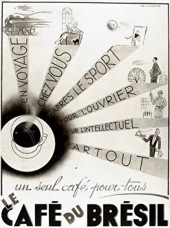 Everywhere: Advertisement for Brazilian coffee