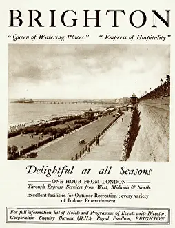 Delightful: Advert, Brighton, Delightful at all Seasons