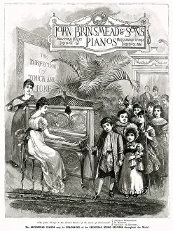 Pianos: Advert for Brinsmead Pianos 1899