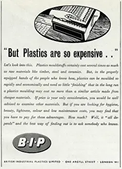 Moulding: Advert for British Industrial Plastic Limited 1942