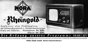 Rheingold: advertising, broadcasting, radio receiver, Rheingold