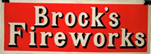 Pyrotechnics: Advert for Brock's Fireworks
