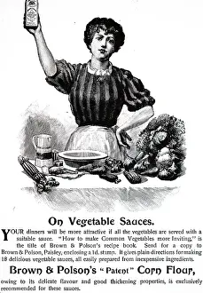 Cornflour: An advertisement for Brown & Polson's Cornflour