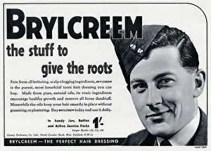 Brylcreem: Advert for Brylcreem 1940