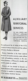Weatherproof: Advert for Burberry