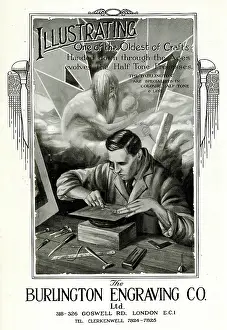 Bookman: Advert, The Burlington Engraving Co Ltd, London