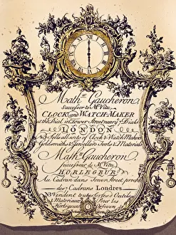 Watchmaker: advertising, business cards, advertising card